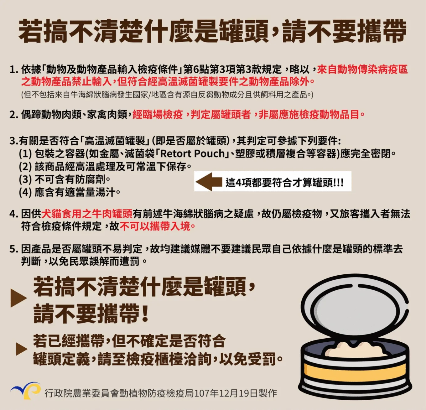 防檢局製作的更完整單張圖片資料來源/動植物防疫檢疫暑