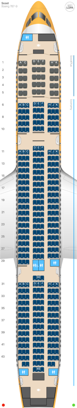 787,SCCOT PLUS,SCOOT,SEAT MAP,低成本航空,座位表,廉價航空,選位技巧,酷航 787,SCCOT PLUS,SCOOT,SEAT MAP,低成本航空,座位表,廉價航空,選位技巧,酷航