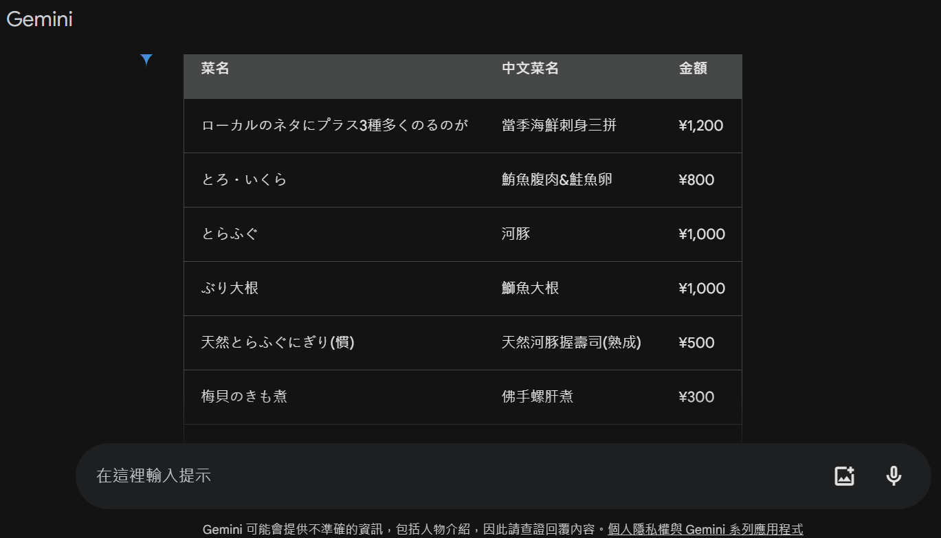 ai翻譯,gemini,gemini ai翻譯,手寫菜單,翻譯工具 ai翻譯,gemini,gemini ai翻譯,手寫菜單,翻譯工具