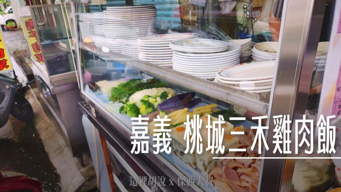 雞肉飯, 嘉義 桃城三禾雞肉飯 小菜多元 用餐環境乾淨 , ,
