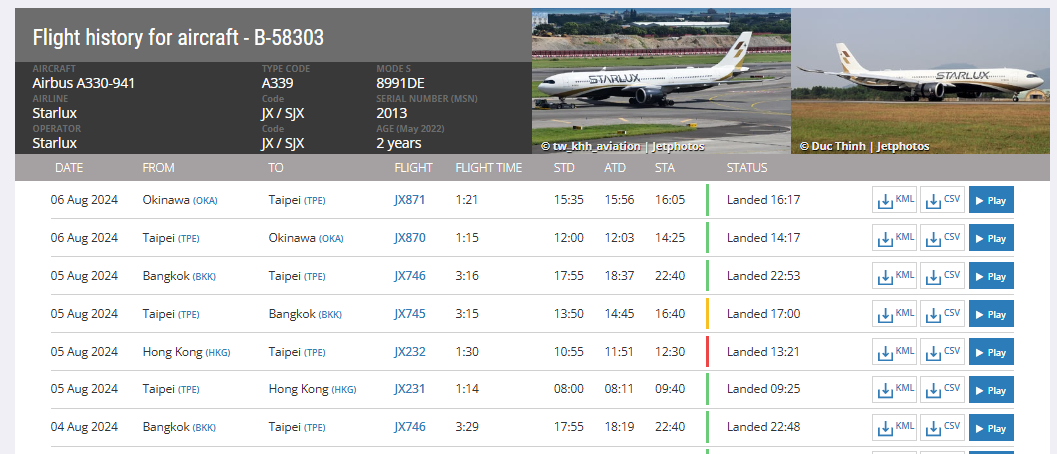 B-58303,B-58503,傑西說新聞,星宇航空,航空事件簿 B-58303,B-58503,傑西說新聞,星宇航空,航空事件簿