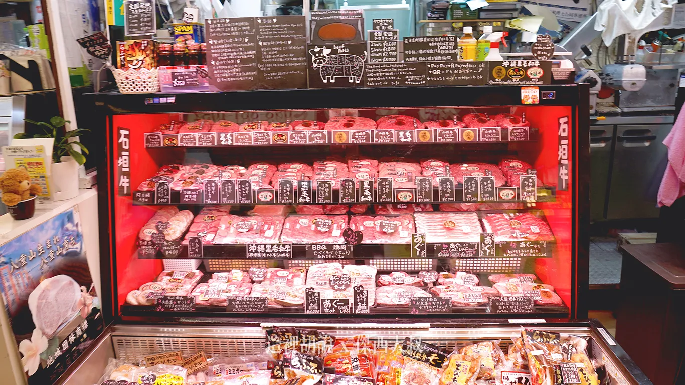 現場也有石垣牛,沒錯,買完也可以上去代客料理