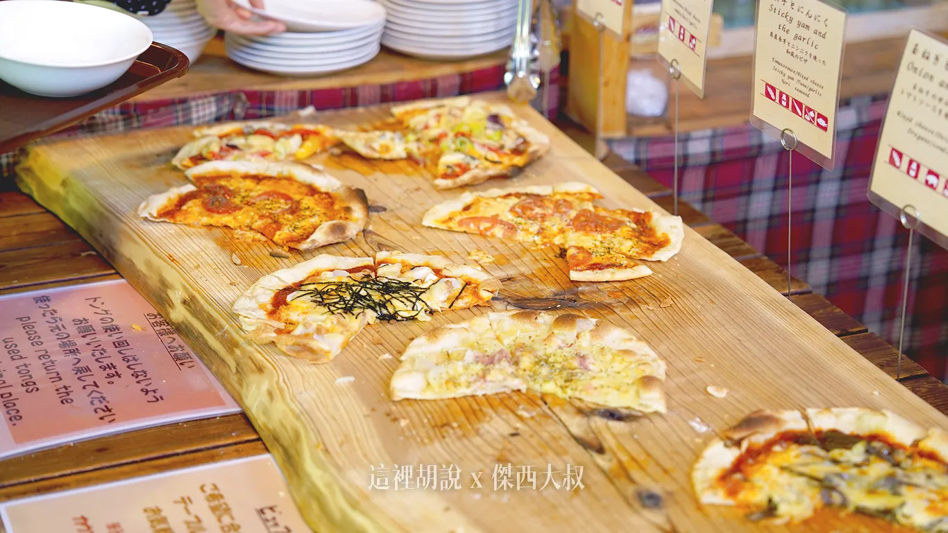 有非常多不同種類的PIZZA可以選擇