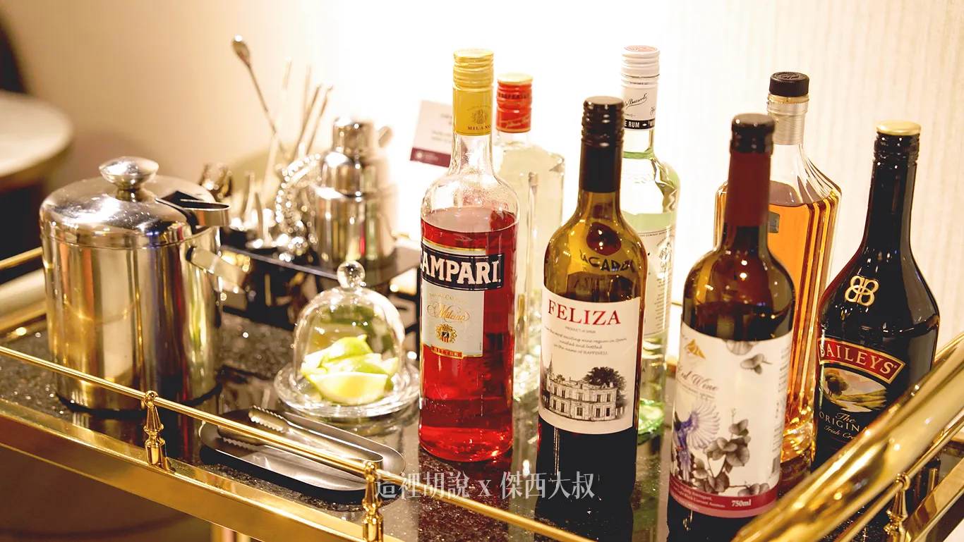 有單品以及各雷基酒可以自己搭配