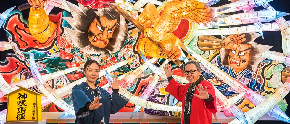 左:睡魔大師 北村麻子 右 星野集團 星野義司圖片來源:星野集團官網