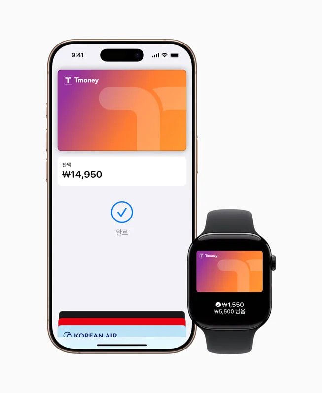APPLE PAY,TMONEY,韓國 APPLE PAY,TMONEY,韓國